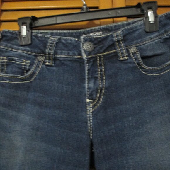 Silver Jeans Suki Fluid Denim Slim Bootcut blue jeans size 31 - Picture 6 of 11